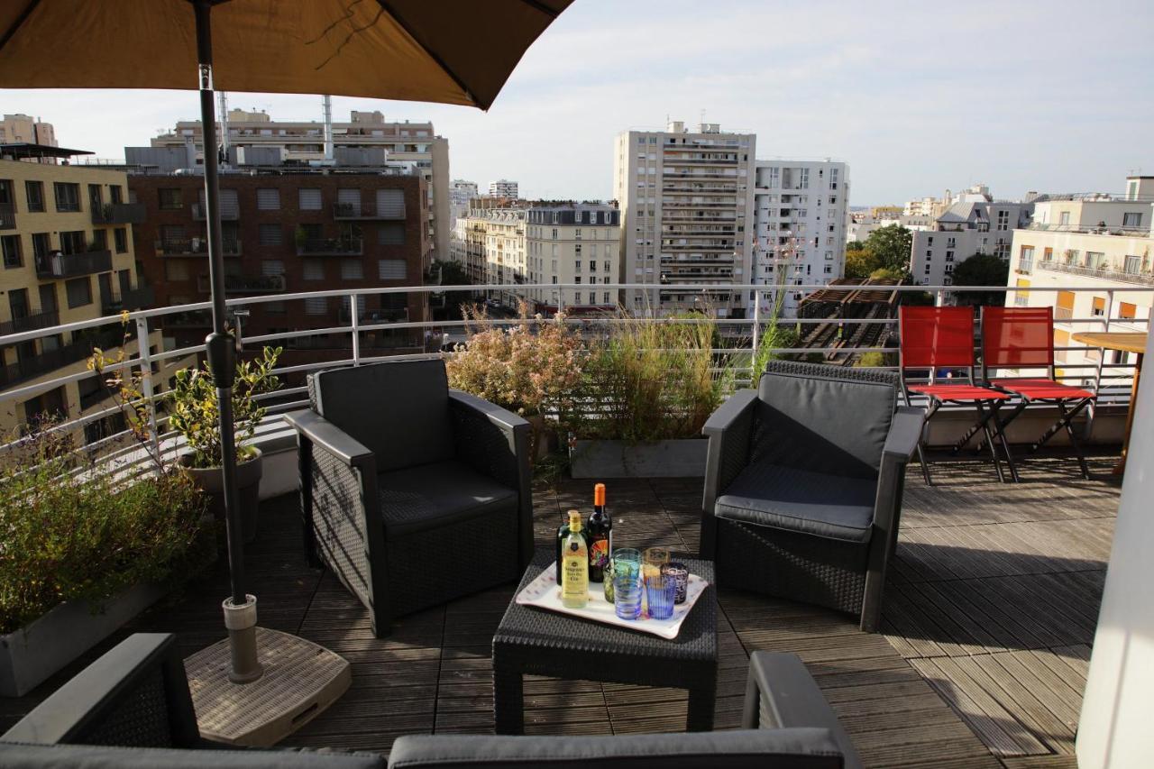 Duplex Grande Terrasse, Vue Sur Canal Appartement Parijs