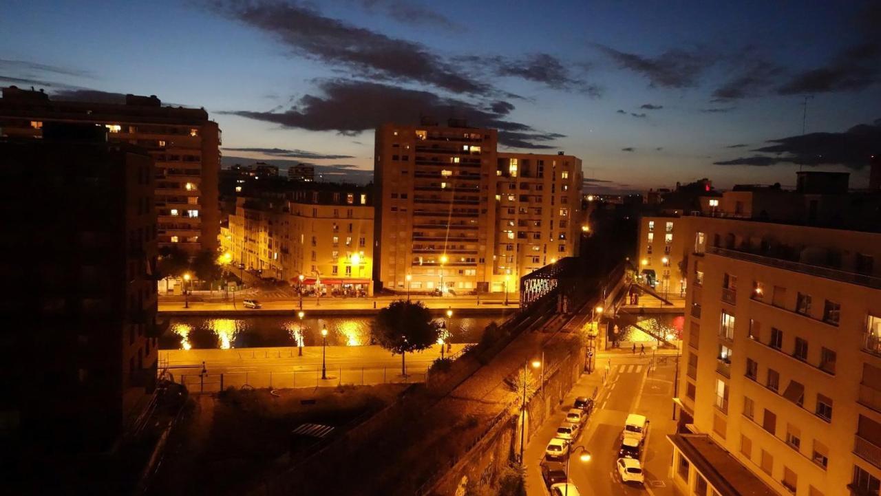 Appartement Duplex Grande Terrasse, Vue Sur Canal Parijs